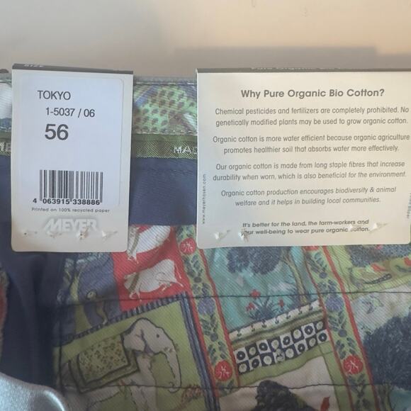 NWT Meyer Tokyo Trouser Pants Size 56 (US 40) Light Gray Preppy Business Casual - Picture 6 of 10